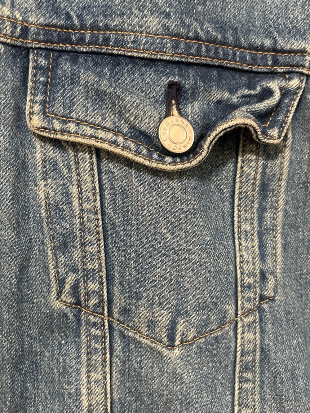 Everlane Light Blue Denim Jacket - Picture 2 of 7